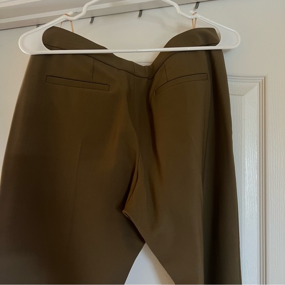 CHLOÉ Cropped Wool Blend Skinny Pants (size: 40) (color: Soften Brown) - Picture 9 of 14